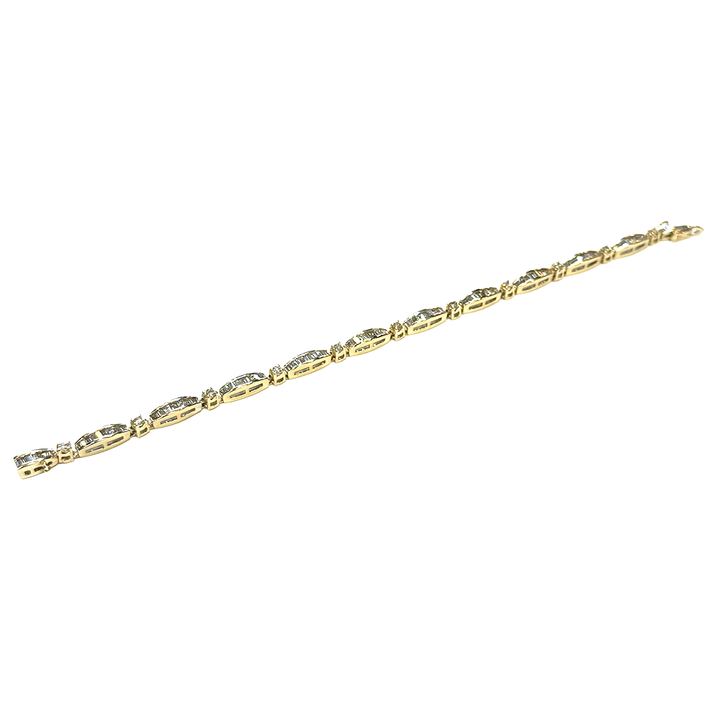 Diamond 14K Yellow Gold Bracelet