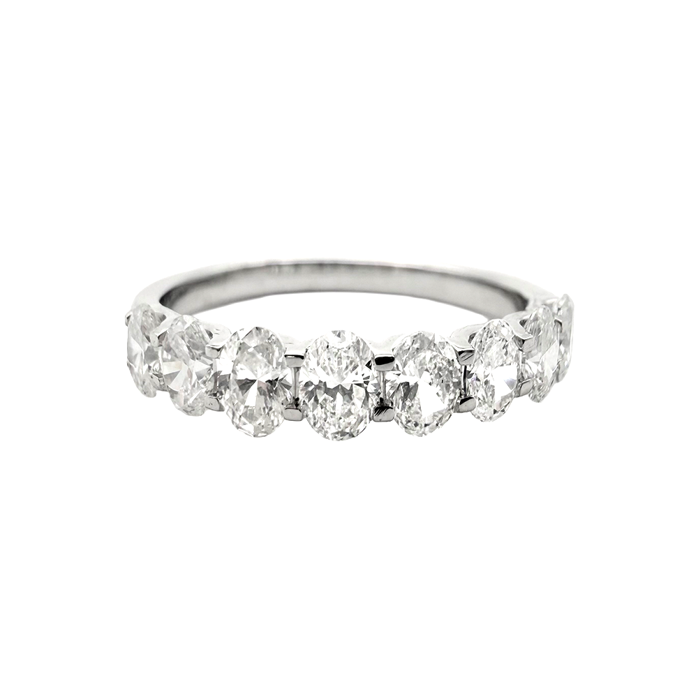 Lab Grown Diamond 14K WG Band Ring
