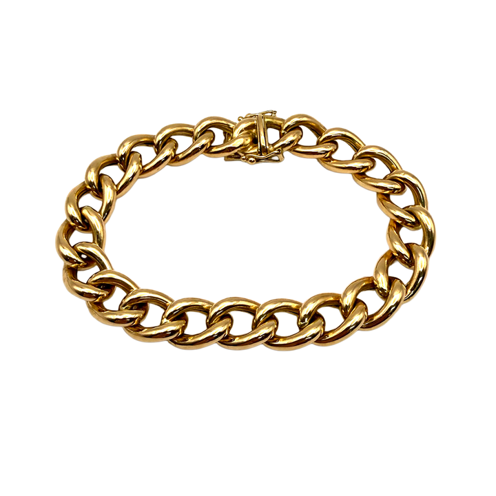 18 Karat Rose Gold Link Bracelet