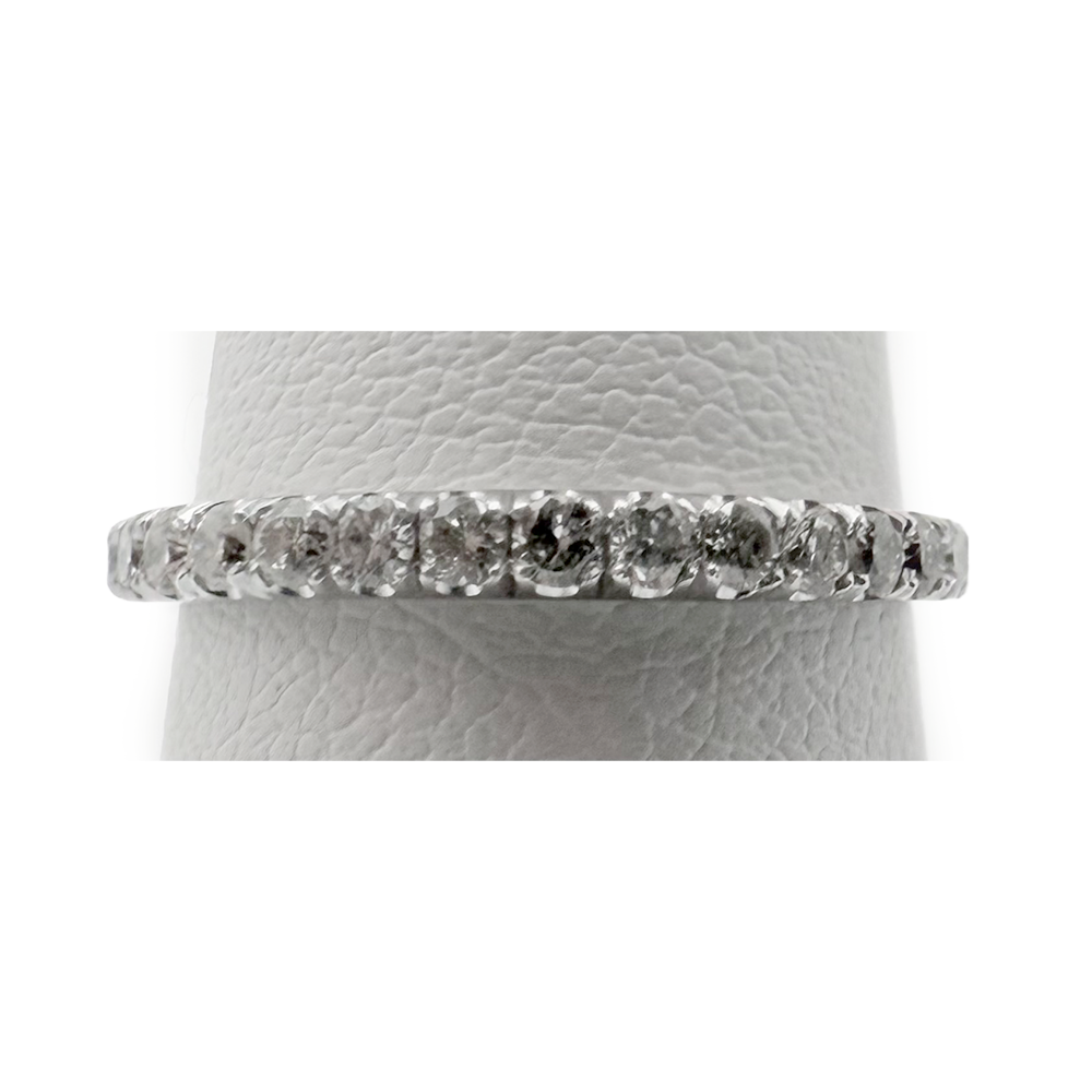 Diamond 14K WG Band Ring