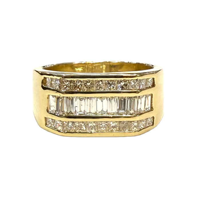 Diamond 14K Yellow Gold Band Style Ring