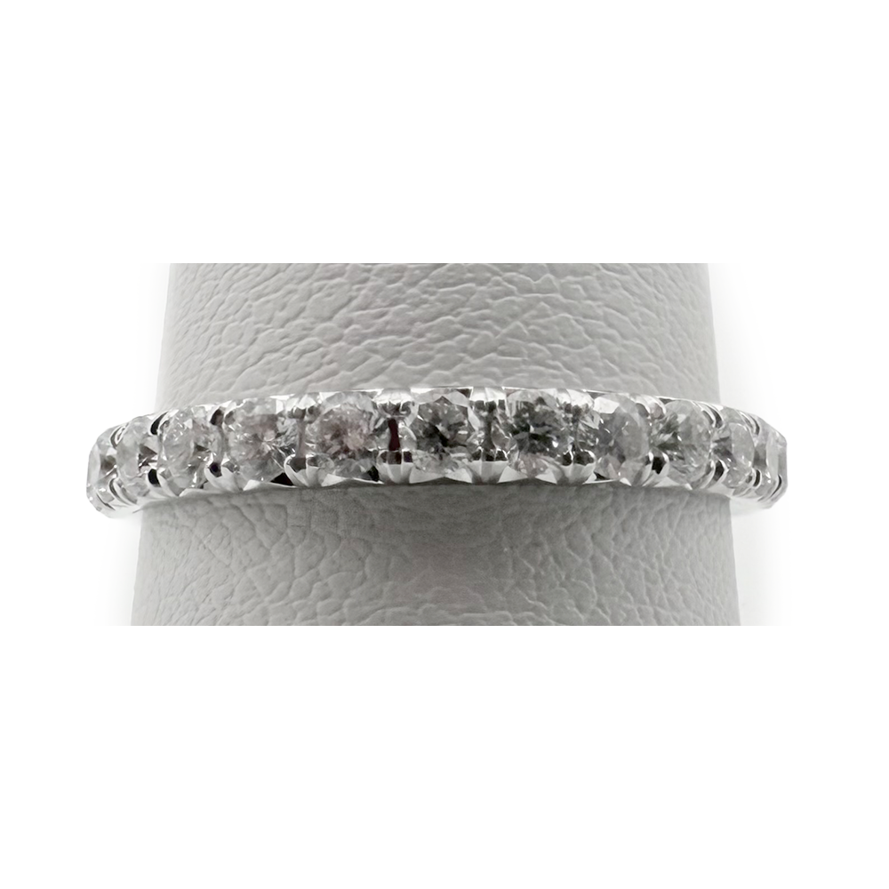 Diamond 14K WG Band Ring