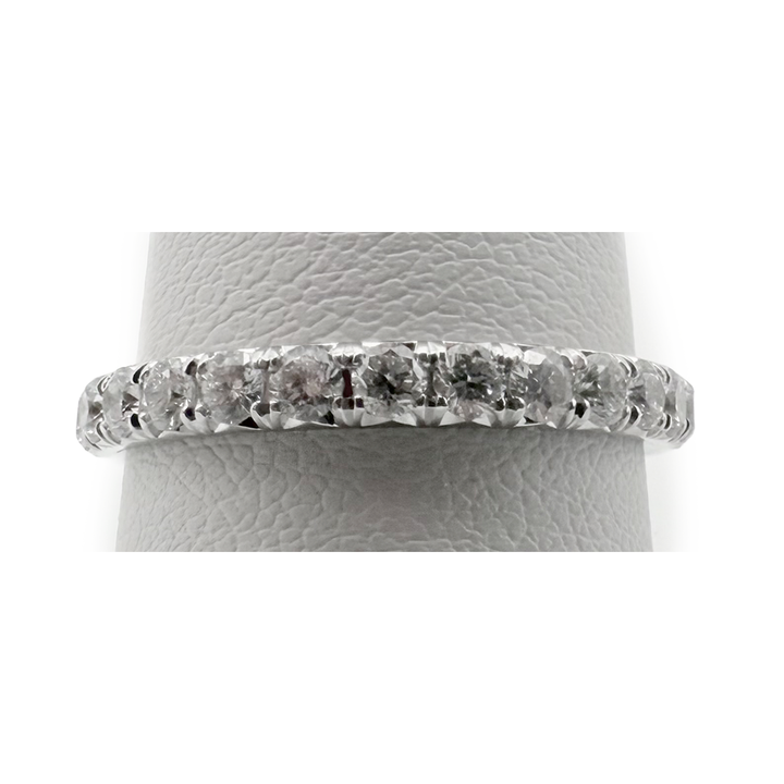 Diamond 14K WG Band Ring