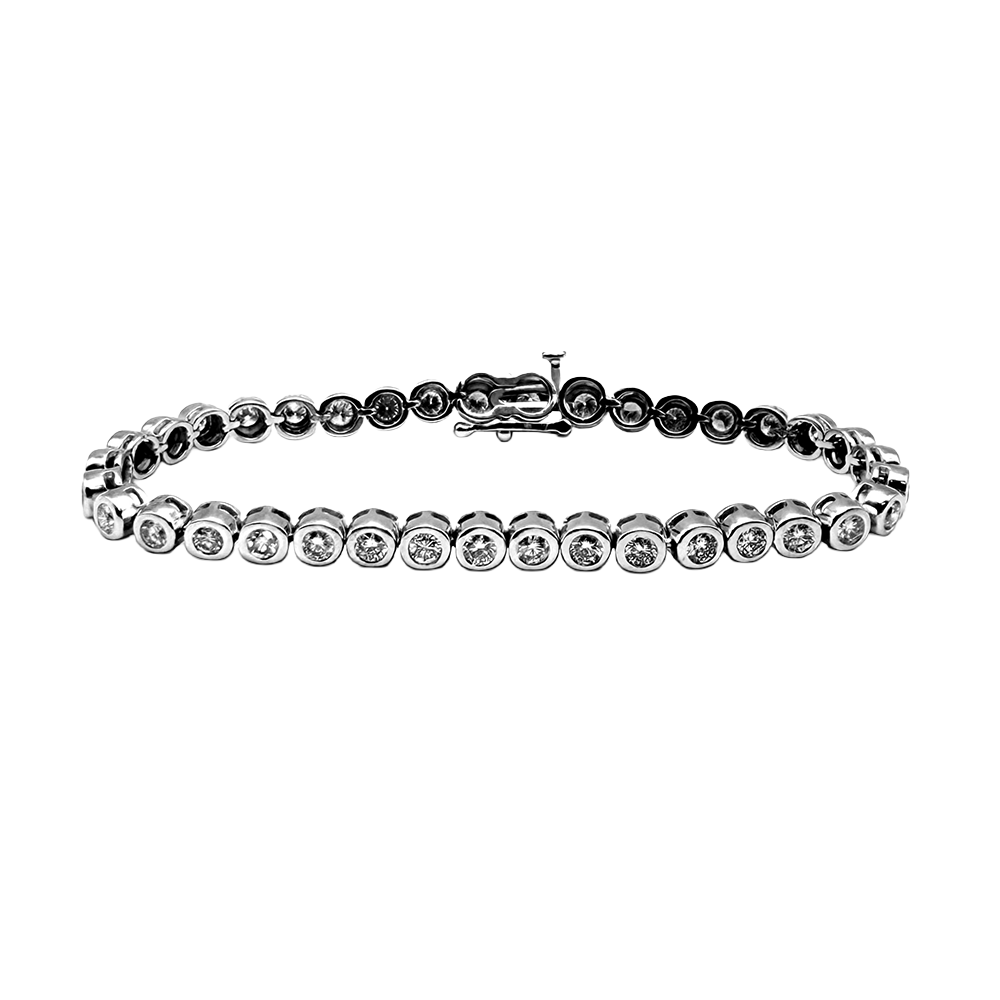 Diamond 14K White Gold Bracelet