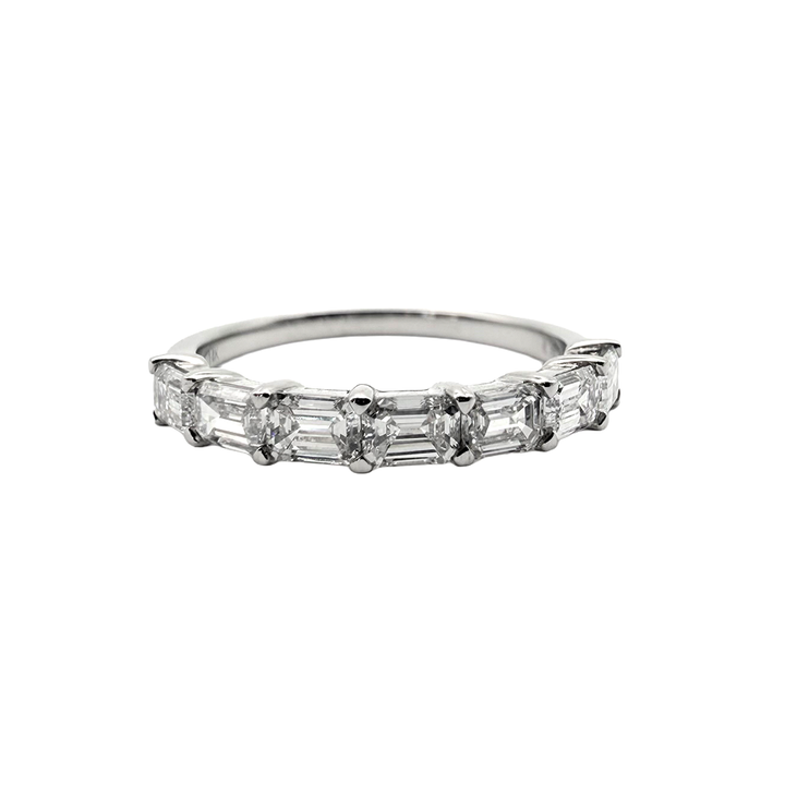 Lab Grown Diamond 14K White Gold Band Ring