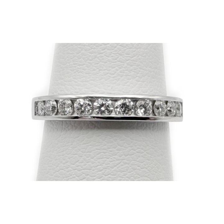 Diamond Platinum Band Ring