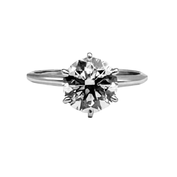 2.06 Carat VVS2 I RBC Diamond GIA 18KWG Solitiare