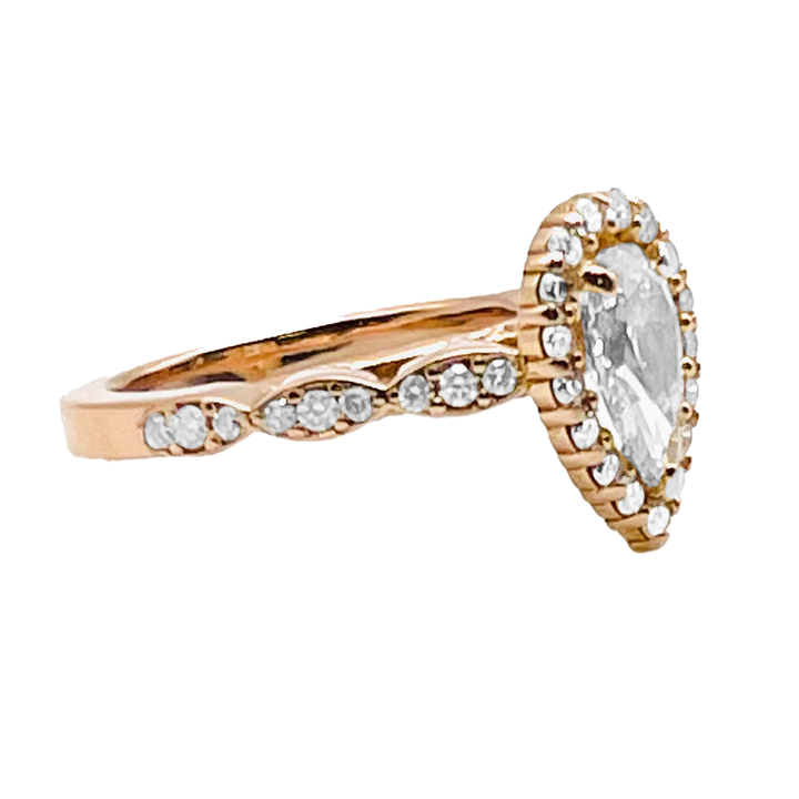 Diamond 14K Rose Gold Ring