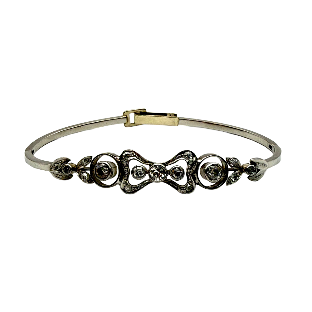 Victorian Diamond Platinum & White Gold Bracelet