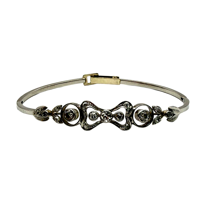 Victorian Diamond Platinum & White Gold Bracelet
