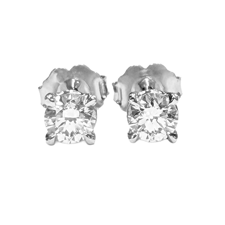 .56 Carat Diamond 14K WG Stud Earrings