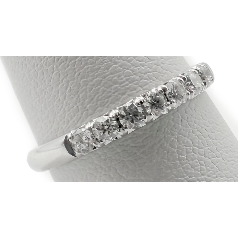Diamond 14K WG Band Ring