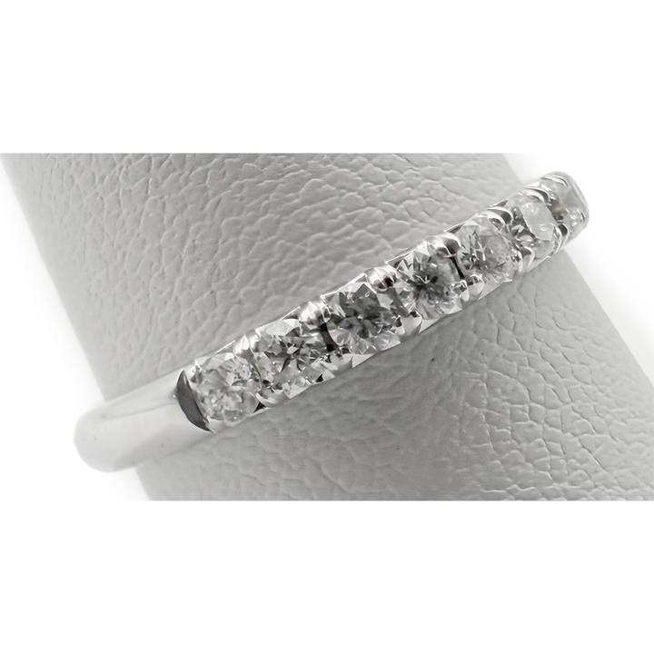Diamond 14K WG Band Ring