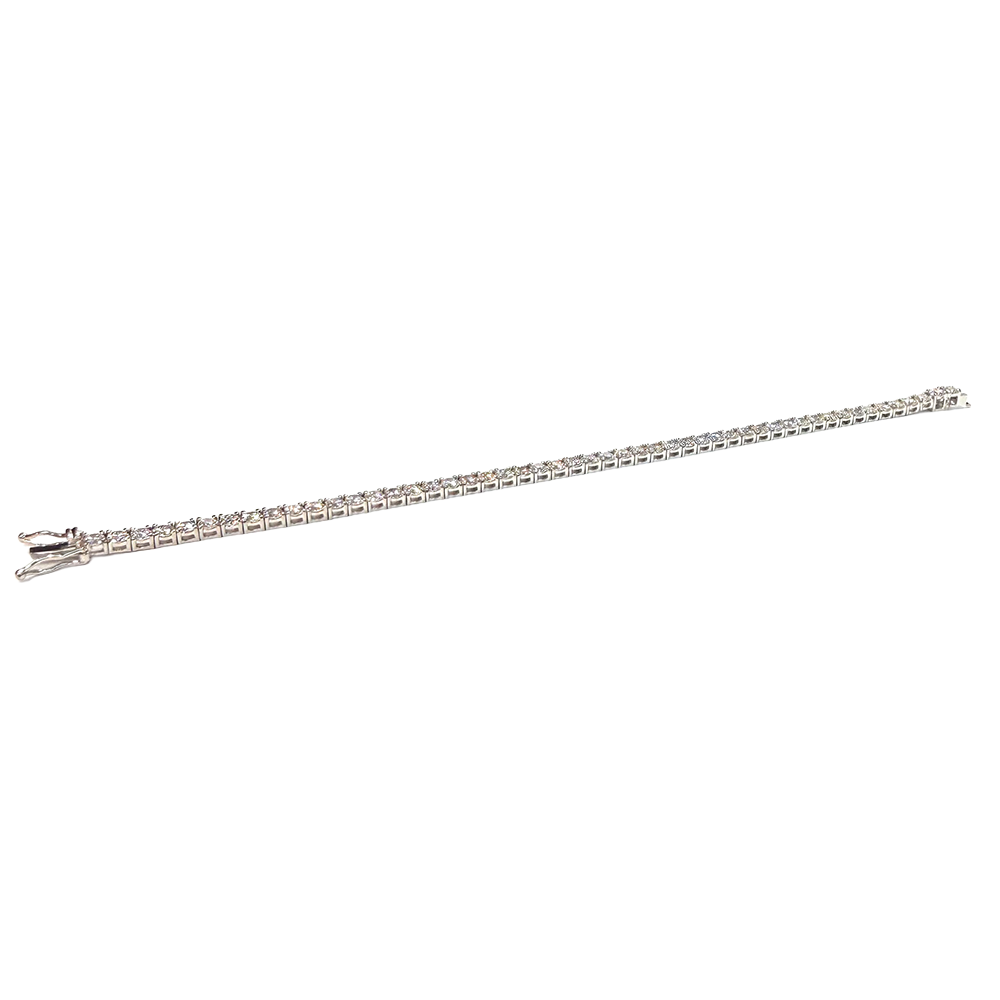Diamond 14K WG Tennis Bracelet 6.50 Carats
