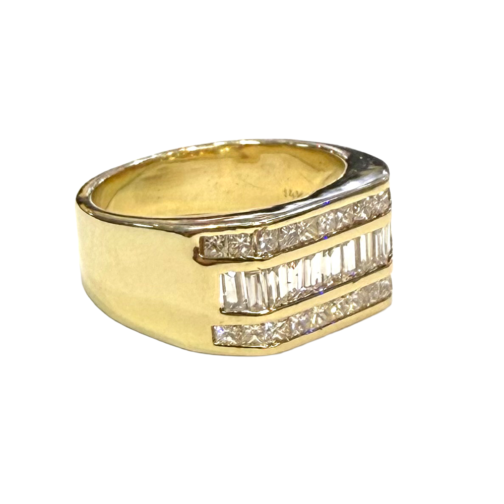 Diamond 14K Yellow Gold Band Style Ring