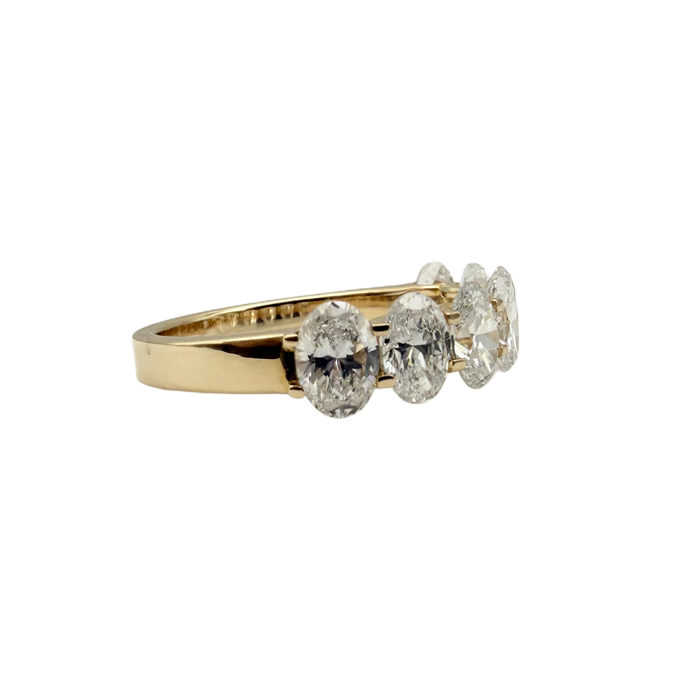 Lab Grown Diamond 14K YG Band Ring
