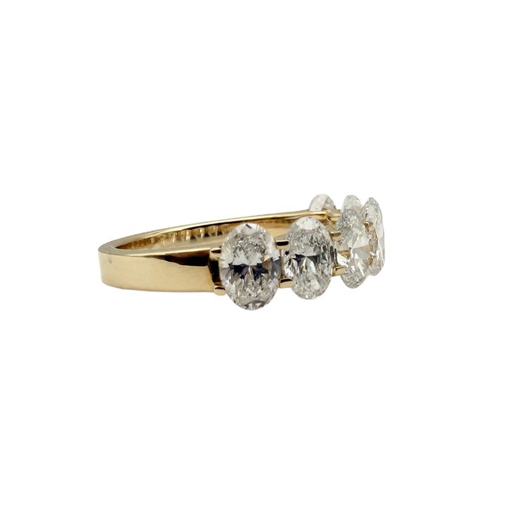 Lab Grown Diamond 14K YG Band Ring