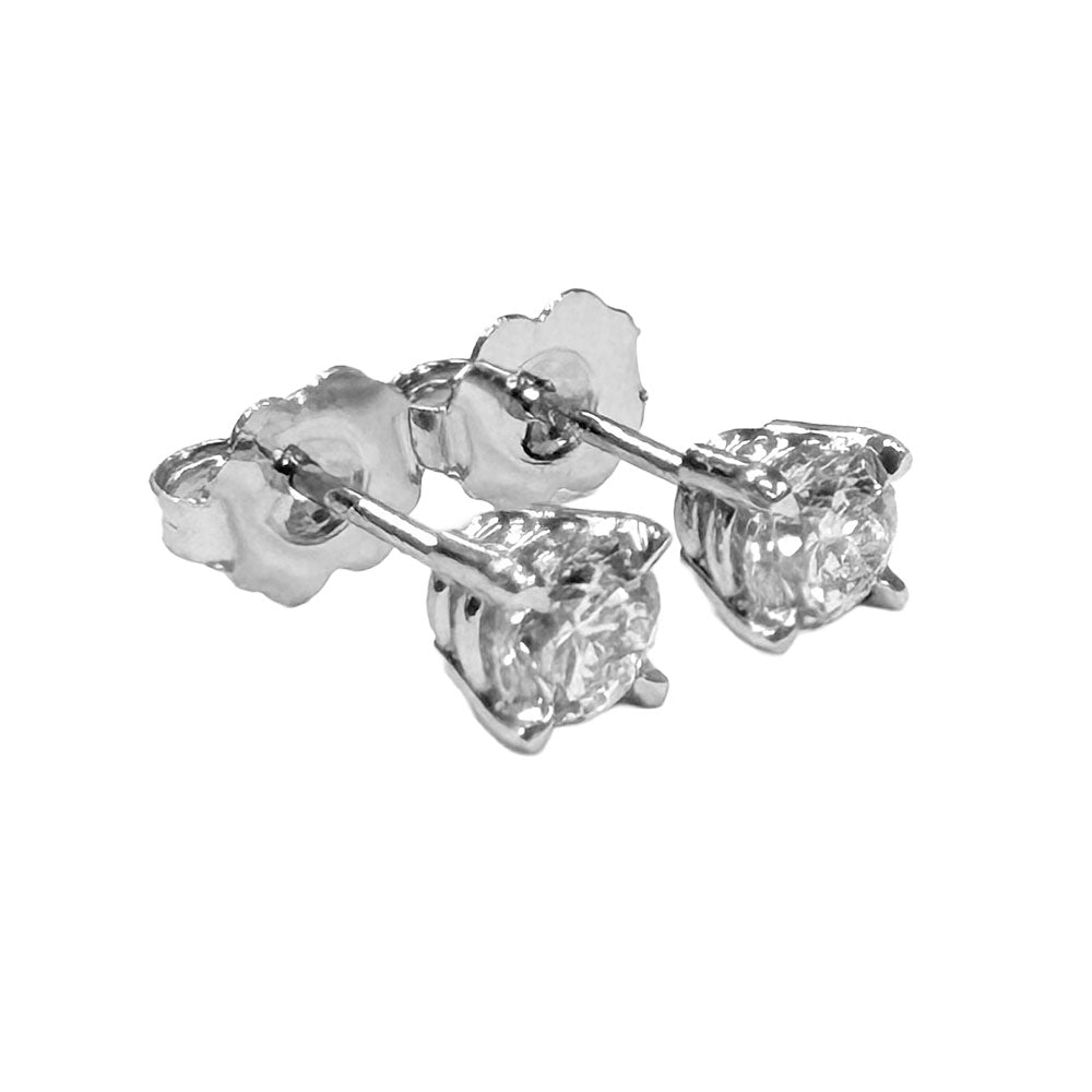 .56 Carat Diamond 14K WG Stud Earrings
