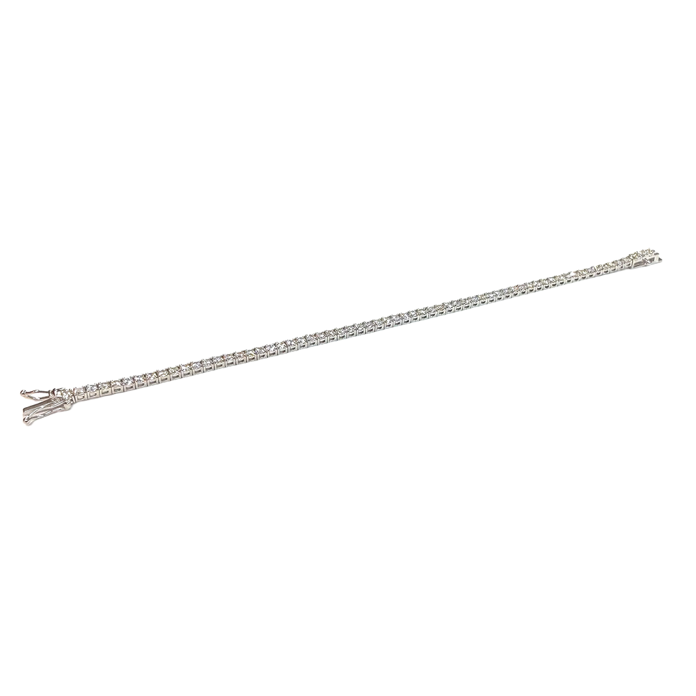 Diamond 14K WG Tennis Bracelet 4.20 Carats