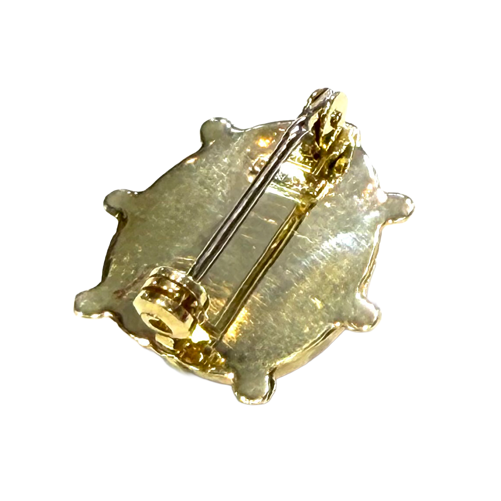 Ladybug 14K Yellow Gold Enamel Pin