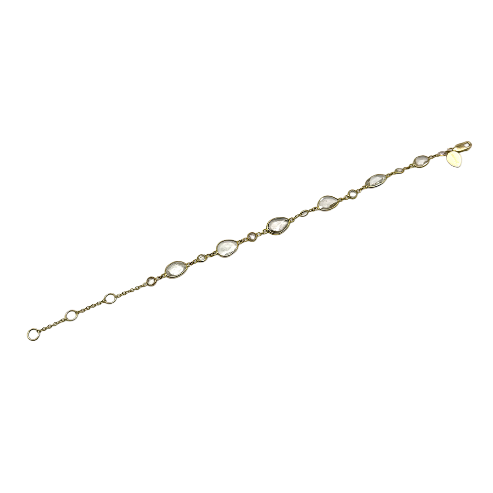 Meira T White Sapphire 14K YG Bracelet