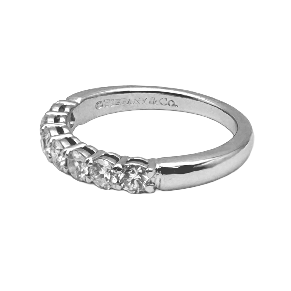 Tiffany & Co. Diamond Platinum Band Ring