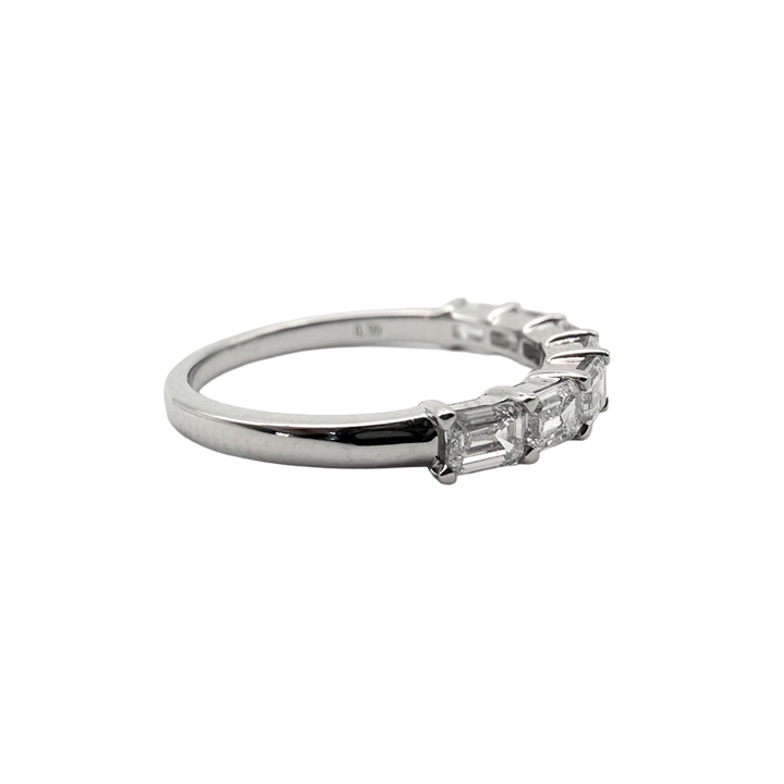 Lab Grown Diamond 14K White Gold Band Ring