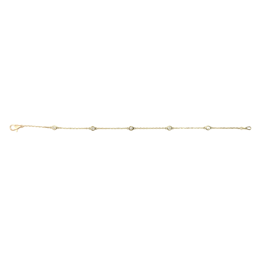 Diamonds By The Yard 14K YG Bracelet