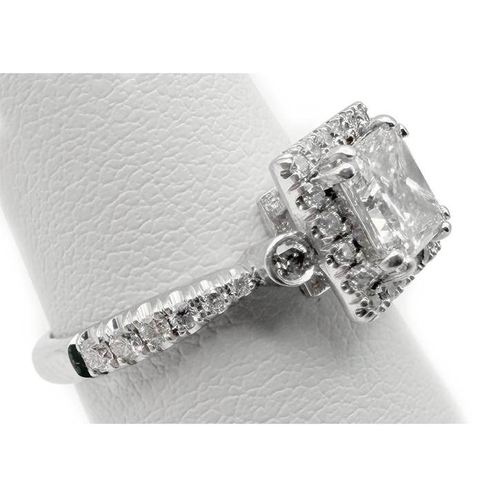 Diamond 14K White Gold Engagement/Wedding Ring