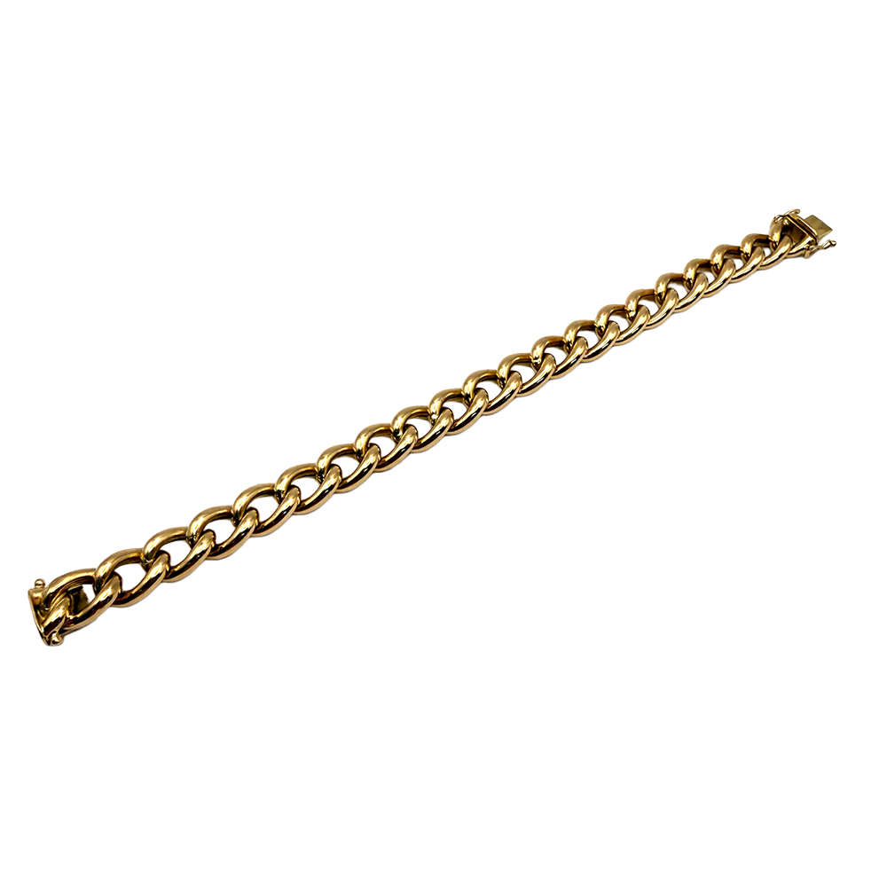 18 Karat Rose Gold Link Bracelet