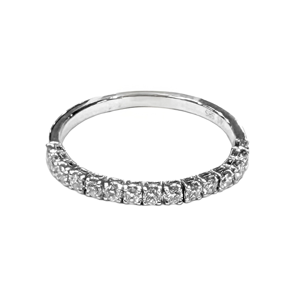 Diamond 14K White Gold Flex Band
