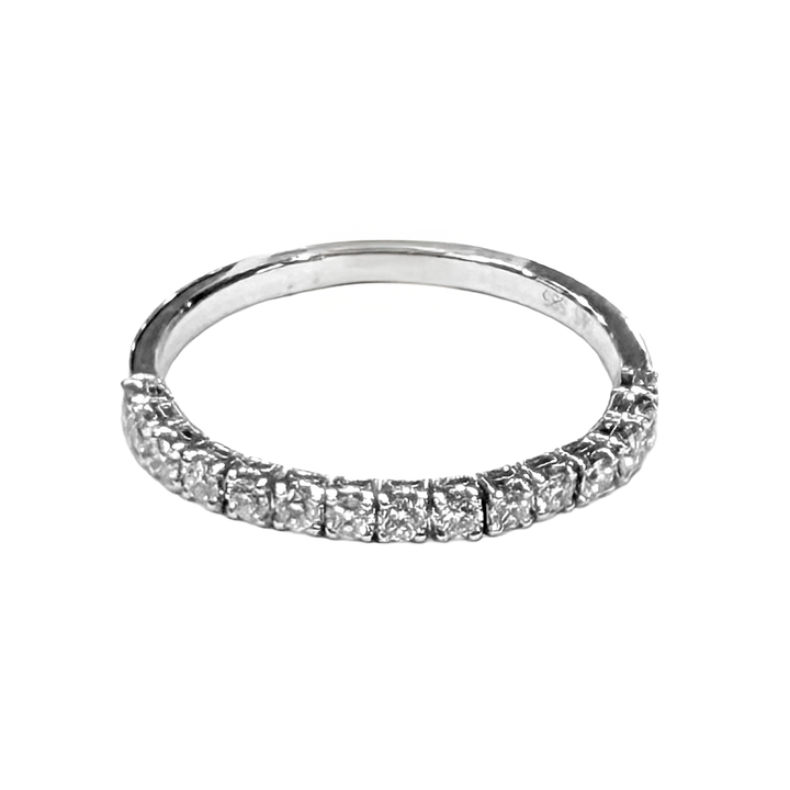 Diamond 14K White Gold Flex Band