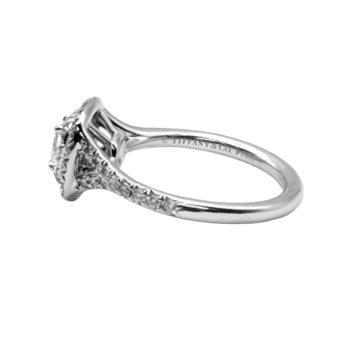 Tiffany & Co. Diamond Platinum Engagement/Wedding Ring