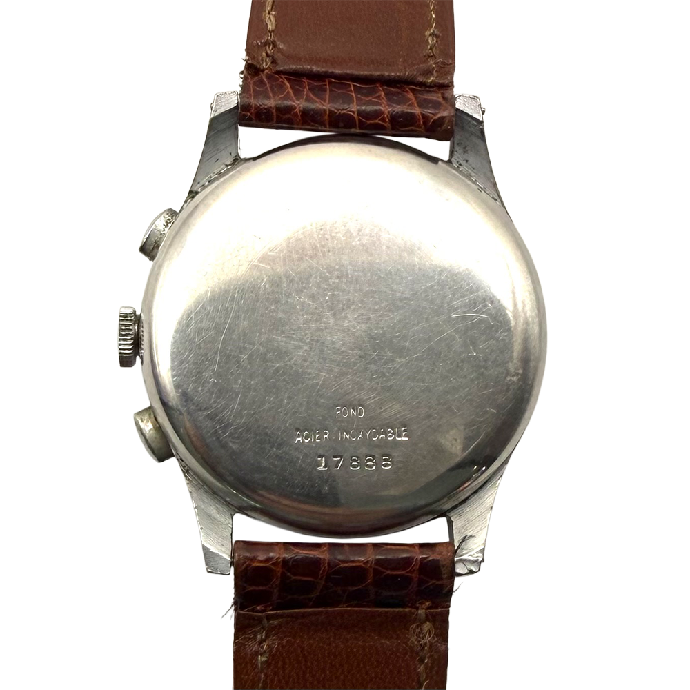 Vintage Suisse Chronographe Steel Wristwatch
