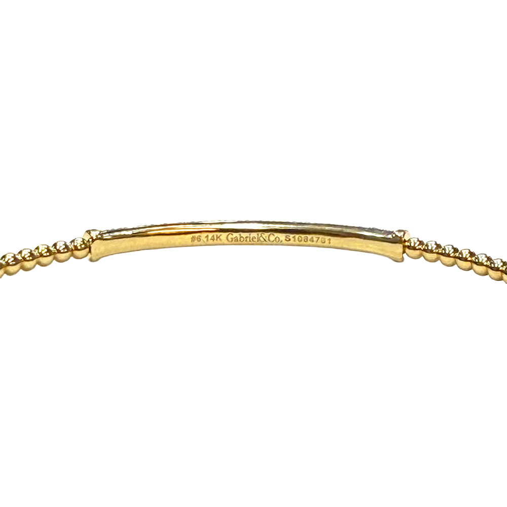 Gabriel & Co. Diamond 14K YG Cuff Bracelet