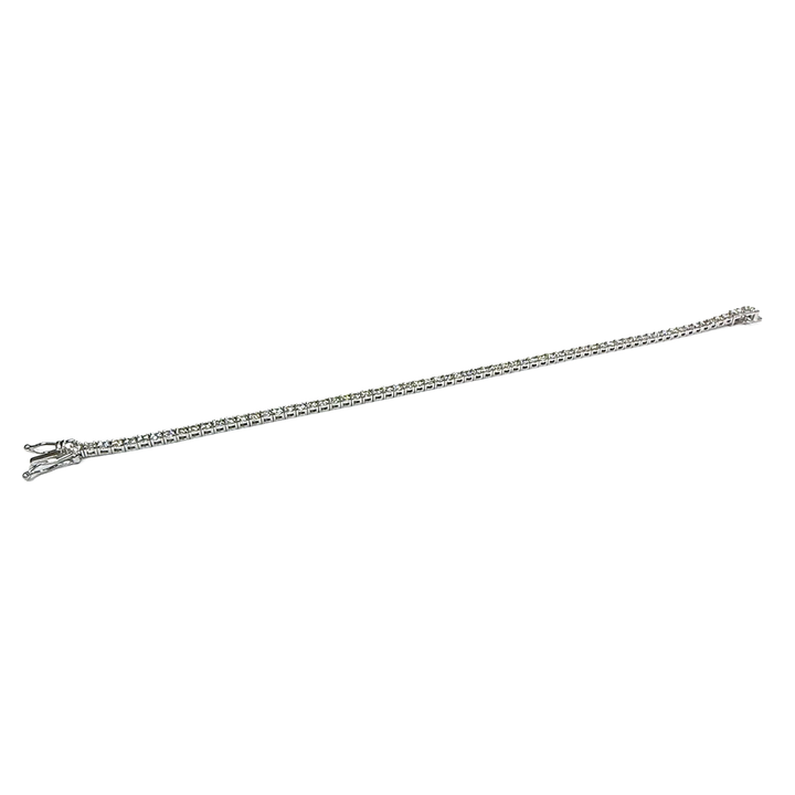 Diamond 14K WG Tennis Bracelet 3.05 Carats