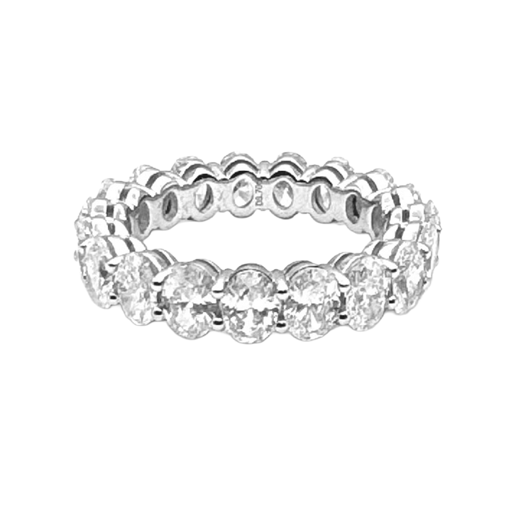 Diamond 18K White Gold Eternity Band