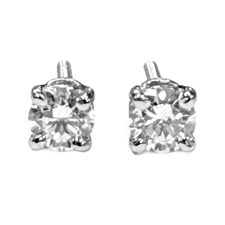 Tiffany & Co. Diamond Platinum Stud Earrings