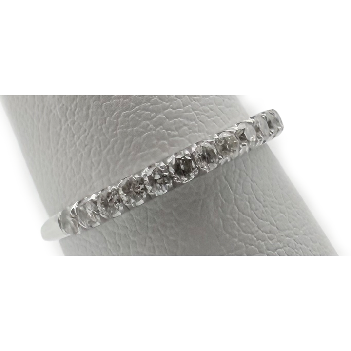 Diamond 14K WG Band Ring
