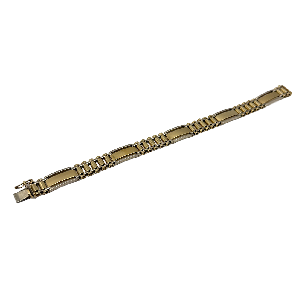 14 Karat Yellow Gold Link Bracelet