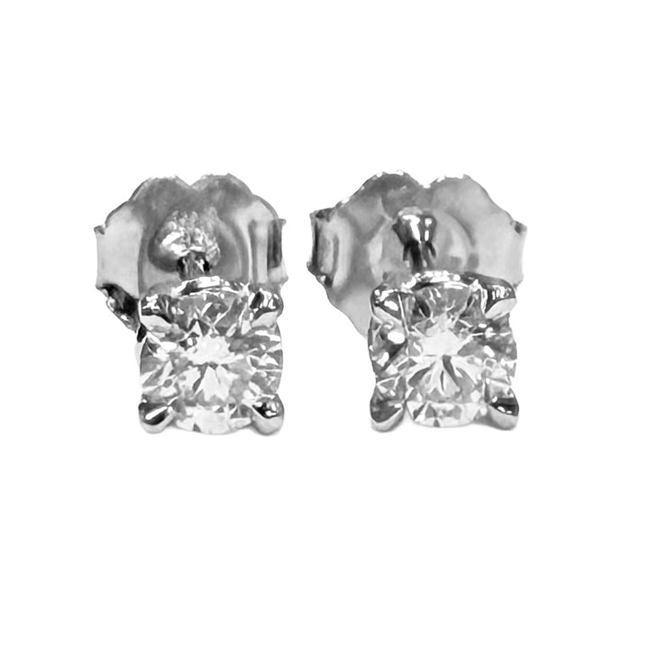 .43 Carat Diamond 14K WG Stud Earrings