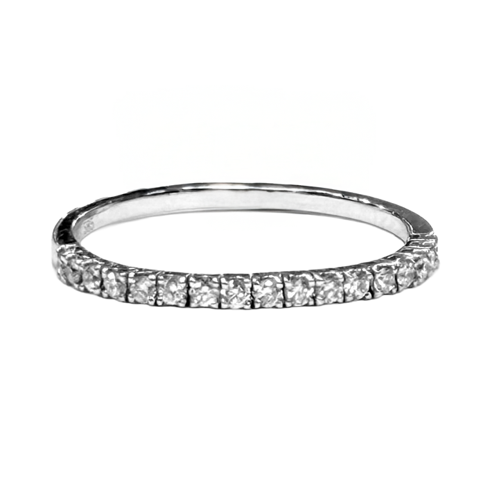 Diamond 14K White Gold Flex Band
