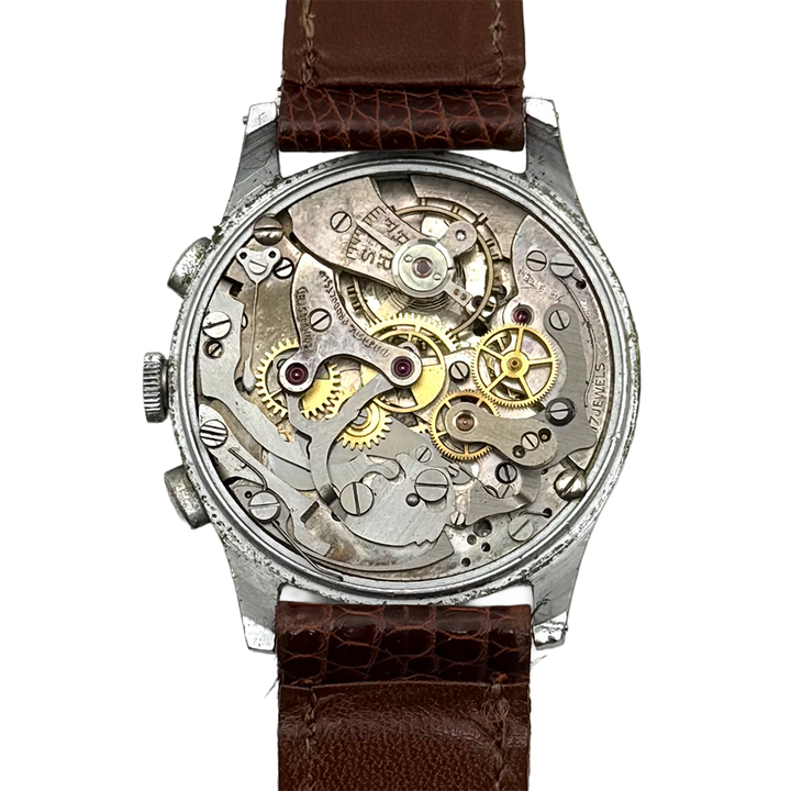 Vintage Suisse Chronographe Steel Wristwatch
