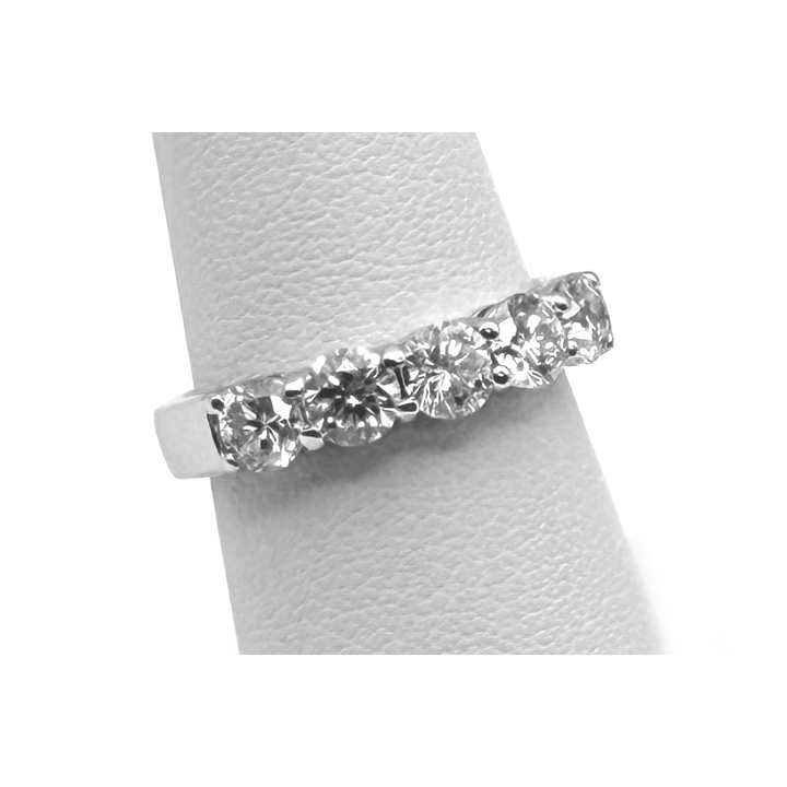 Diamond Platinum Band Ring