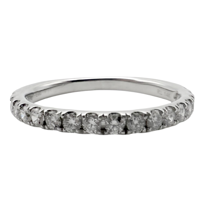 Diamond 14K WG Band Ring