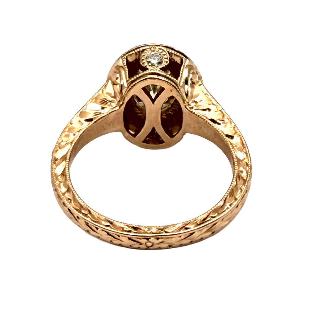 Diamond 14K Rose Gold Ring