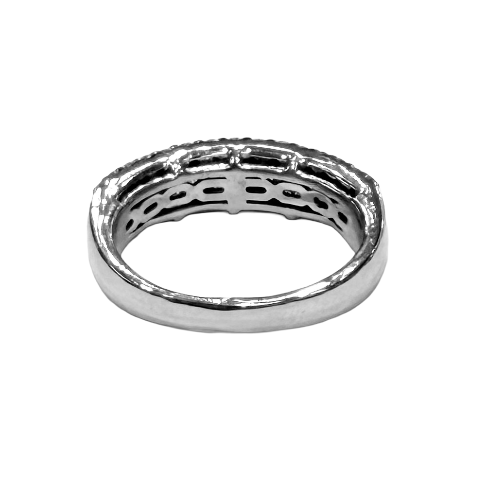 Diamond 14K WG Band Ring