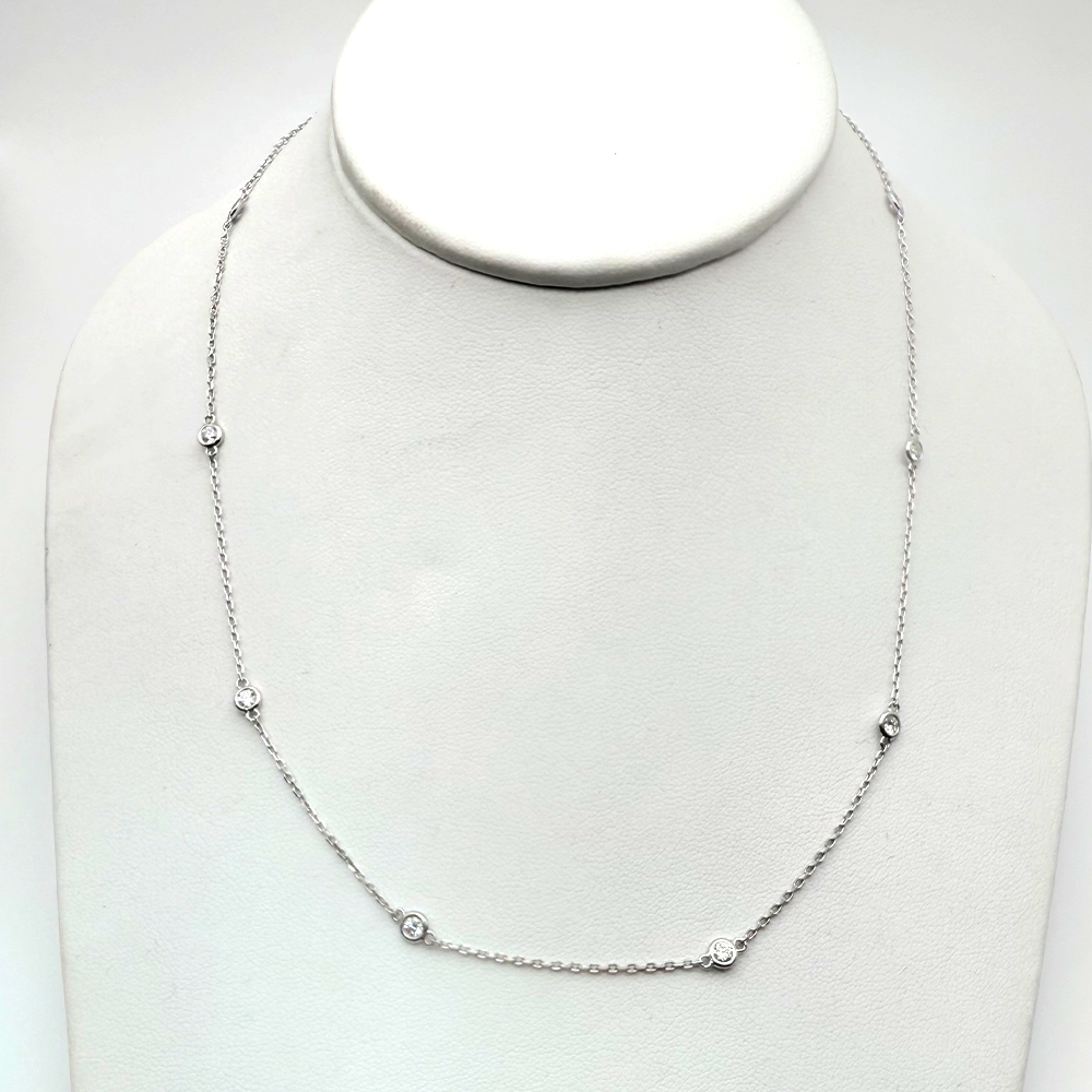Diamonds By The Yard 14K WG Necklace