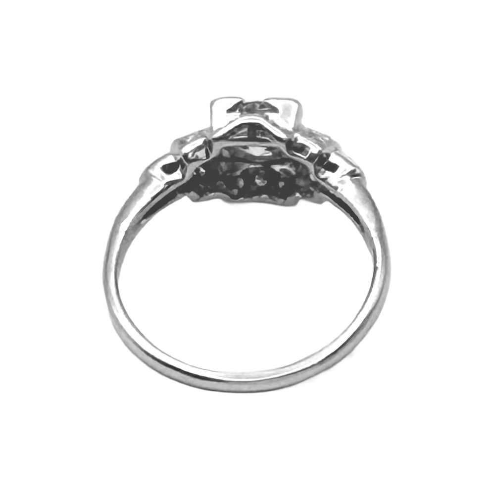 Art Deco Diamond Platinum Ring