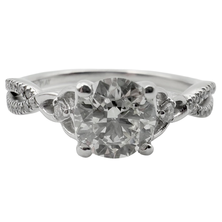 Diamond Platinum Engagement-Wedding Ring